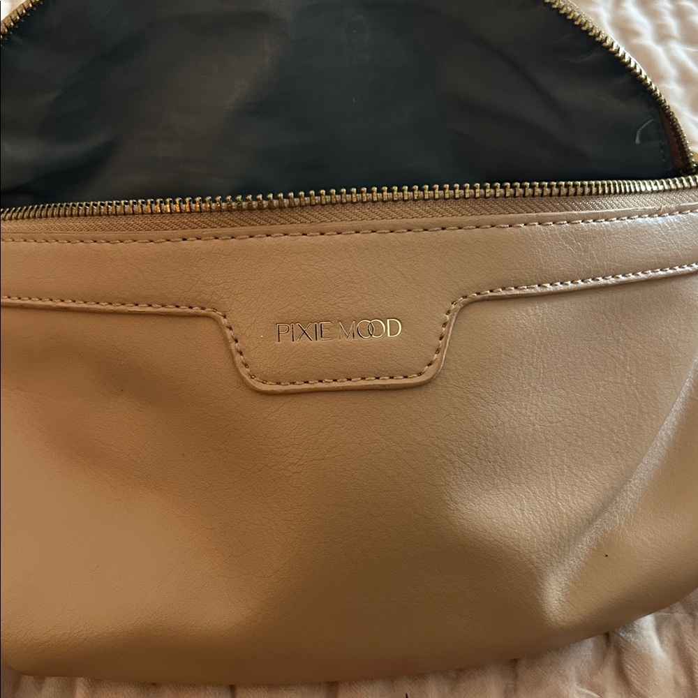 Pixie Mood Brooklyn Recycled Nylon Crossbody Tan … - image 5